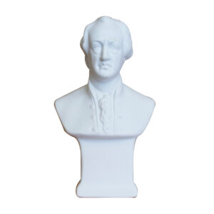Weiße Goethe Porzellanbüste